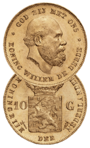 Pièces 10 Florins Guillaume III