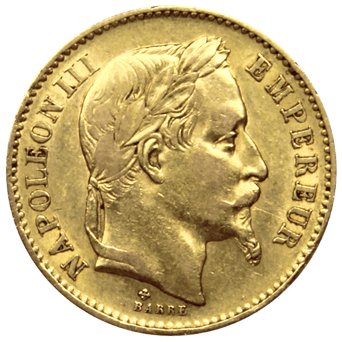 Pièce or 20 francs Napoléon