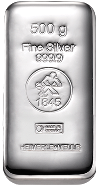Lingot argent 500G
