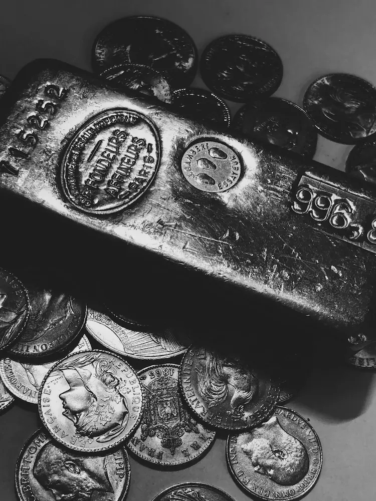 Lingot et pieces d'or