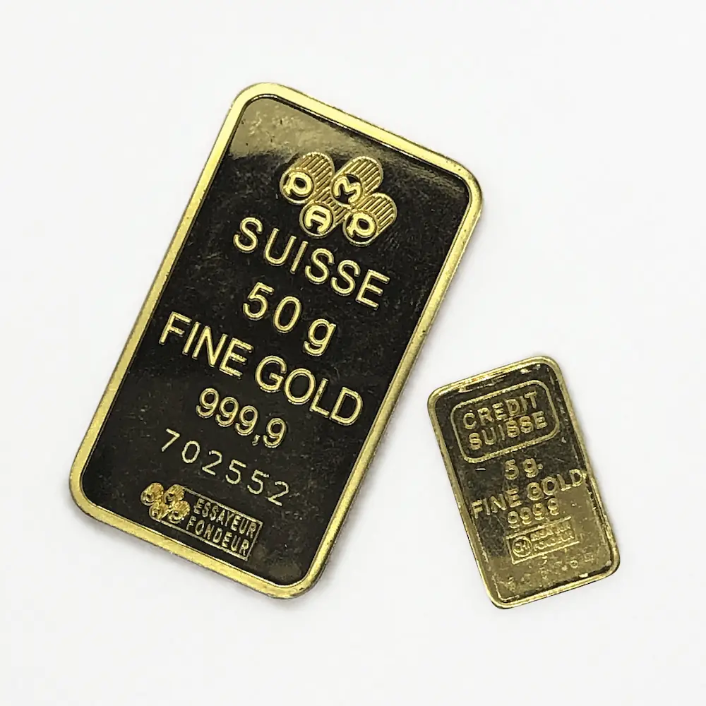 Lingotin d'or 50g Suisse